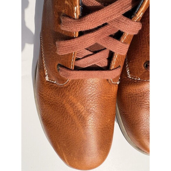 Skecher’s Men’s Harper Meldon Chukka Boots Brown Leather Lace Up Cushioned 7 M - Picture 6 of 11